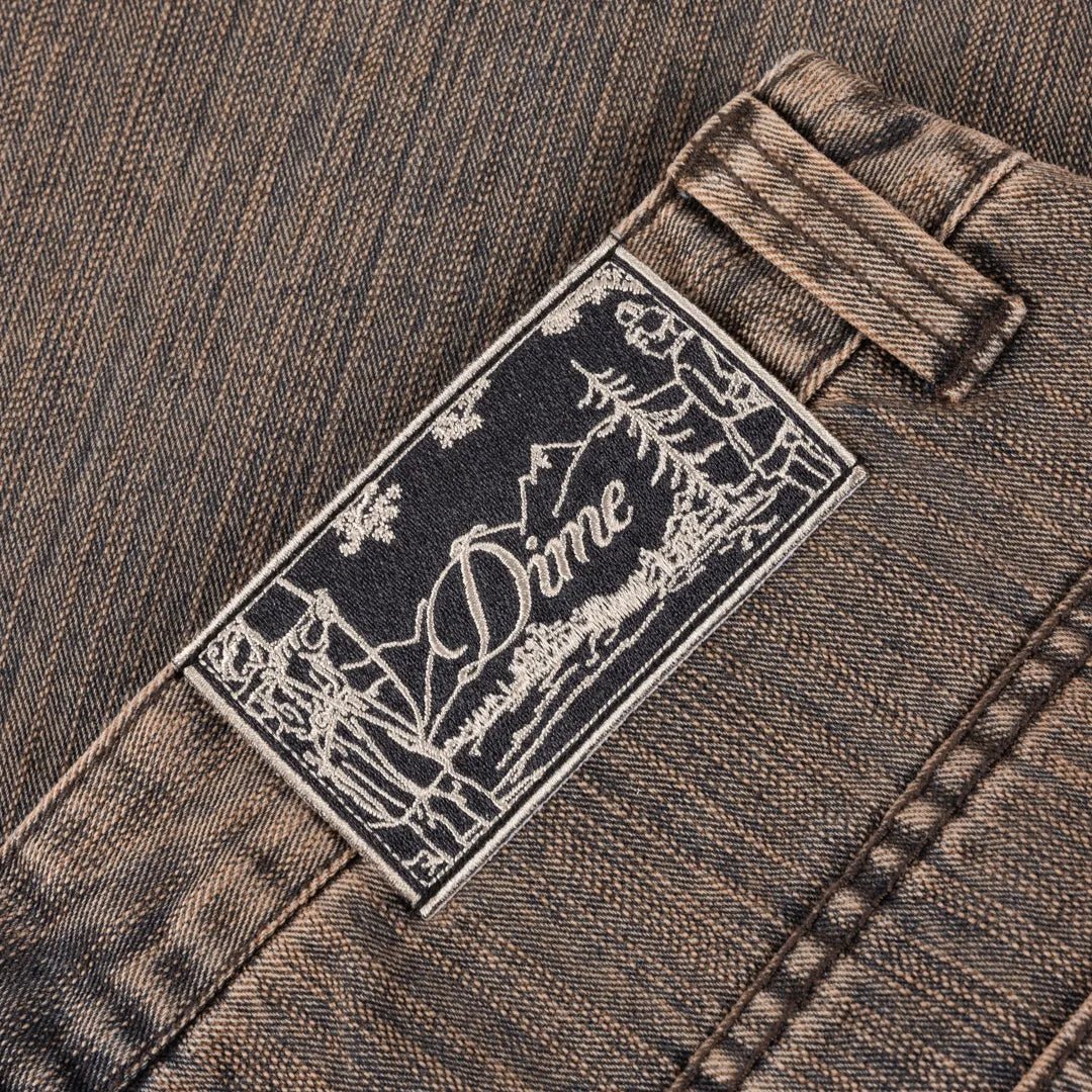 Dime Classic Denim Shorts, premium brown - Tiki Room Skateboards - 5