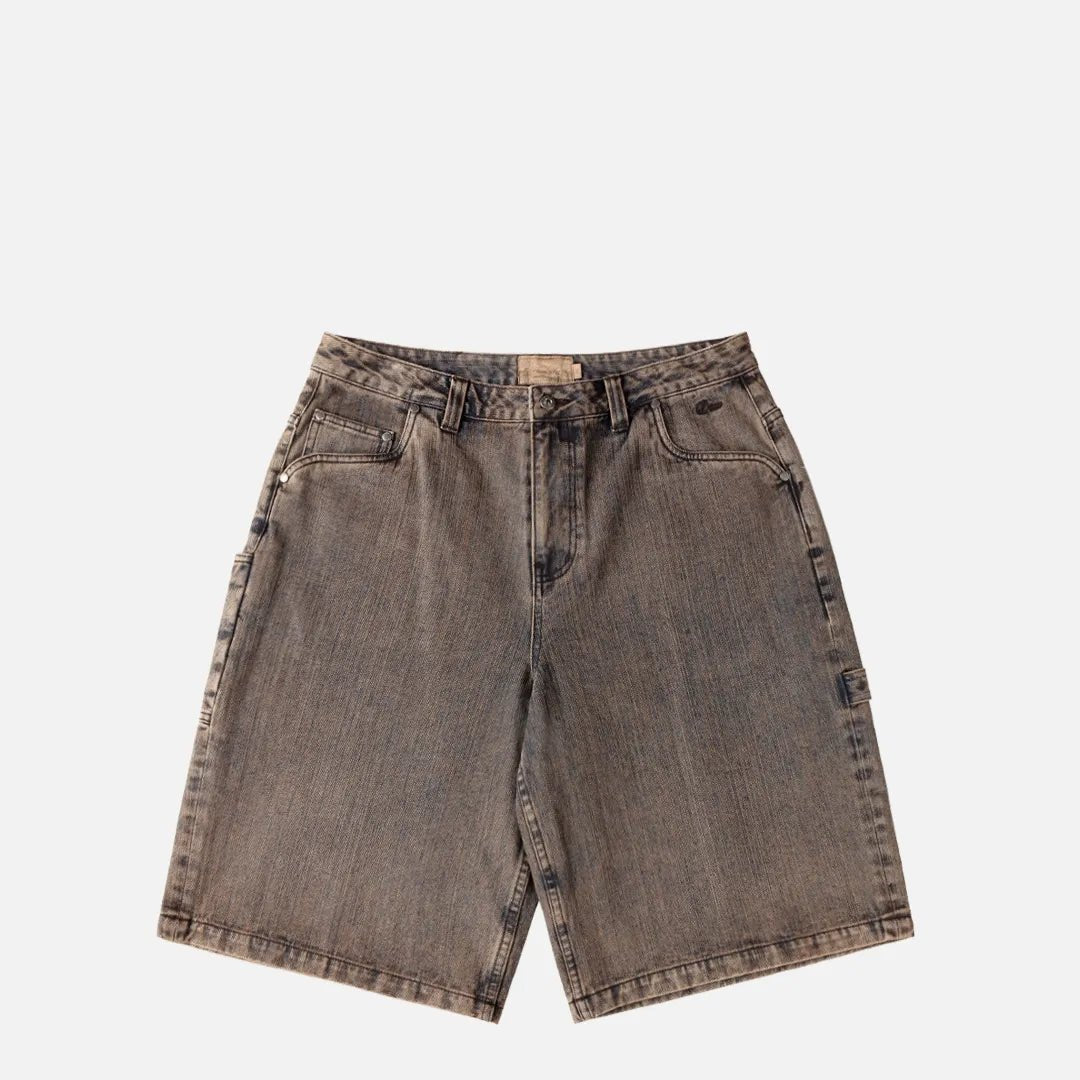 Dime Classic Denim Shorts, premium brown - Tiki Room Skateboards - 1