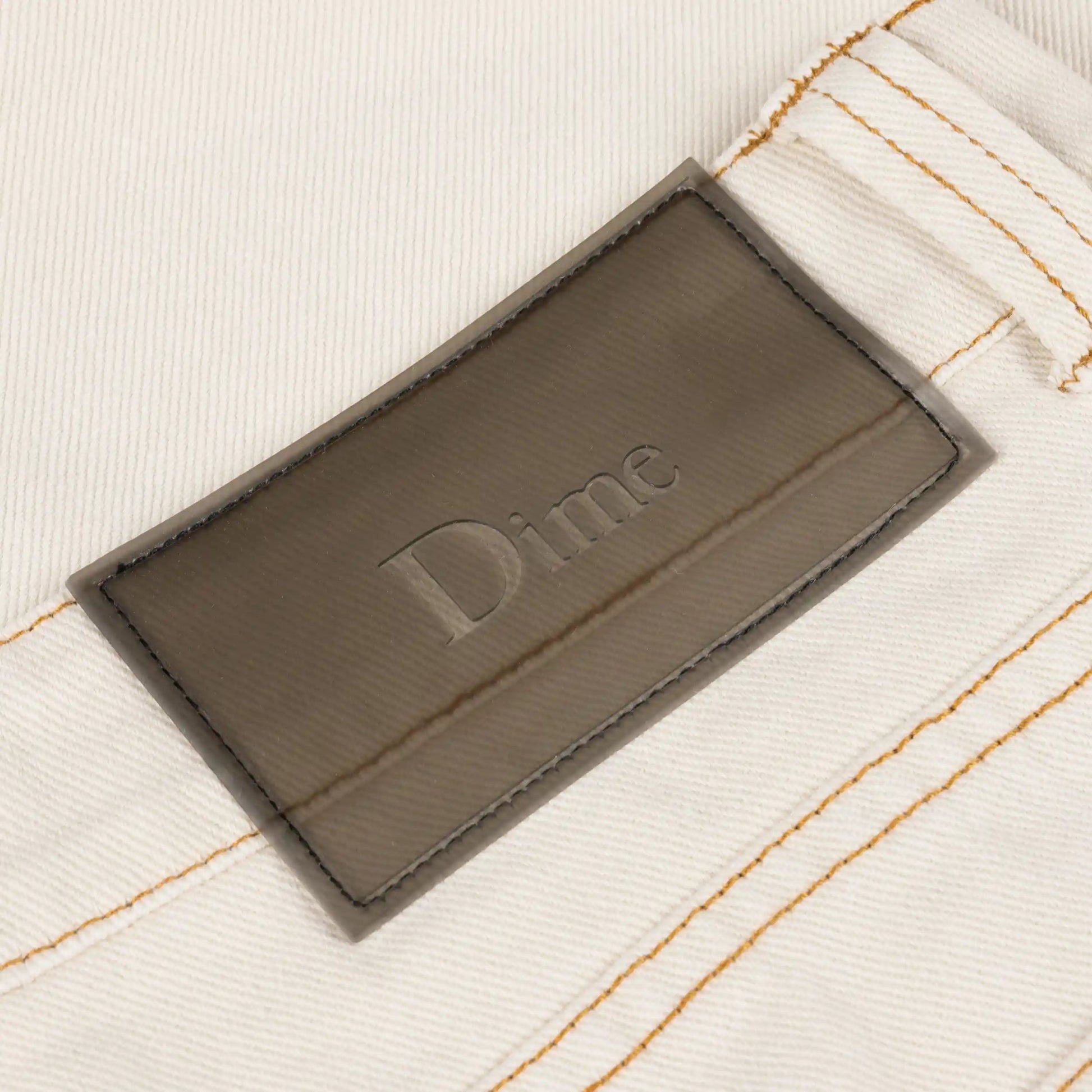 Dime Classic Denim Shorts, warm white - Tiki Room Skateboards - 4