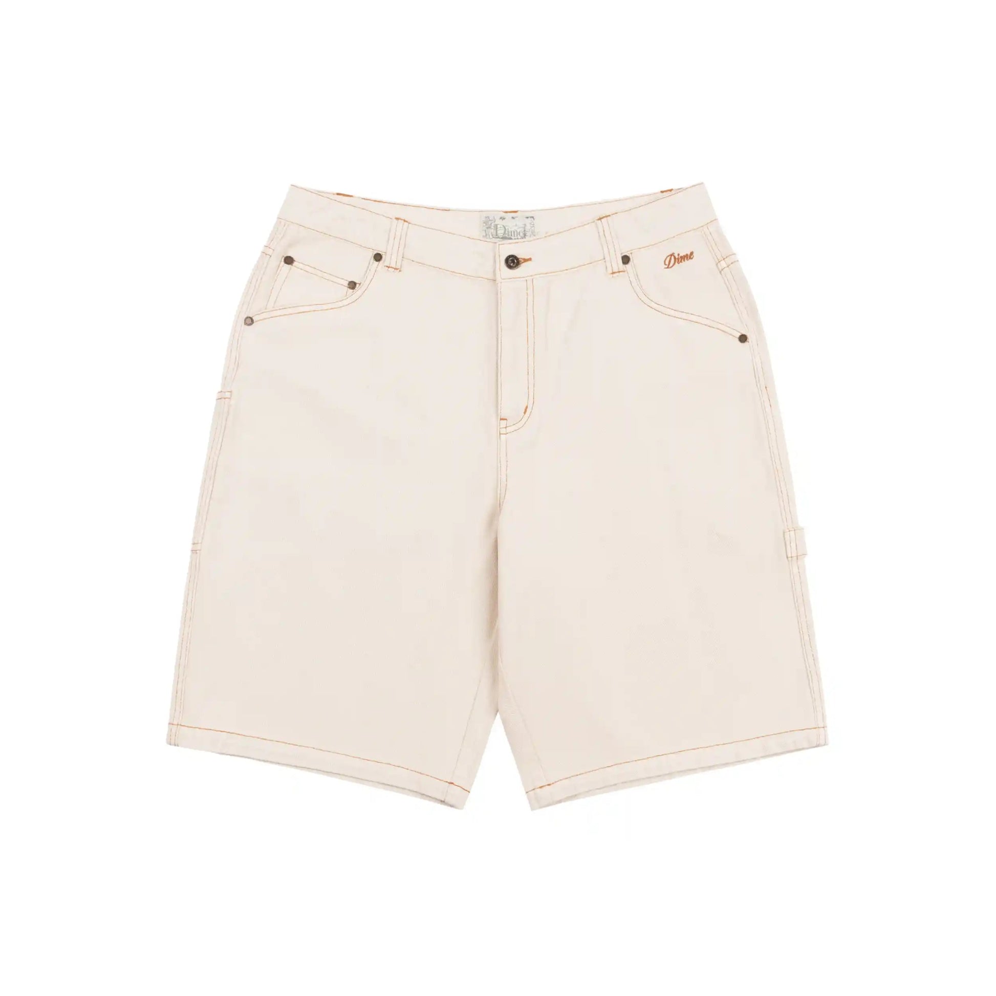 Dime Classic Denim Shorts, warm white - Tiki Room Skateboards - 1