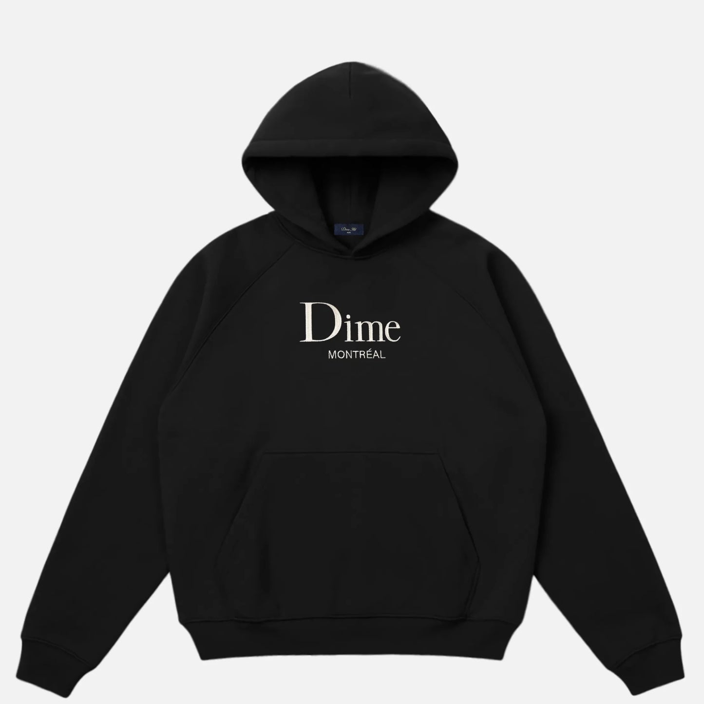 Dime Classic Dime Mtl Hoodie, black - Tiki Room Skateboards - 1