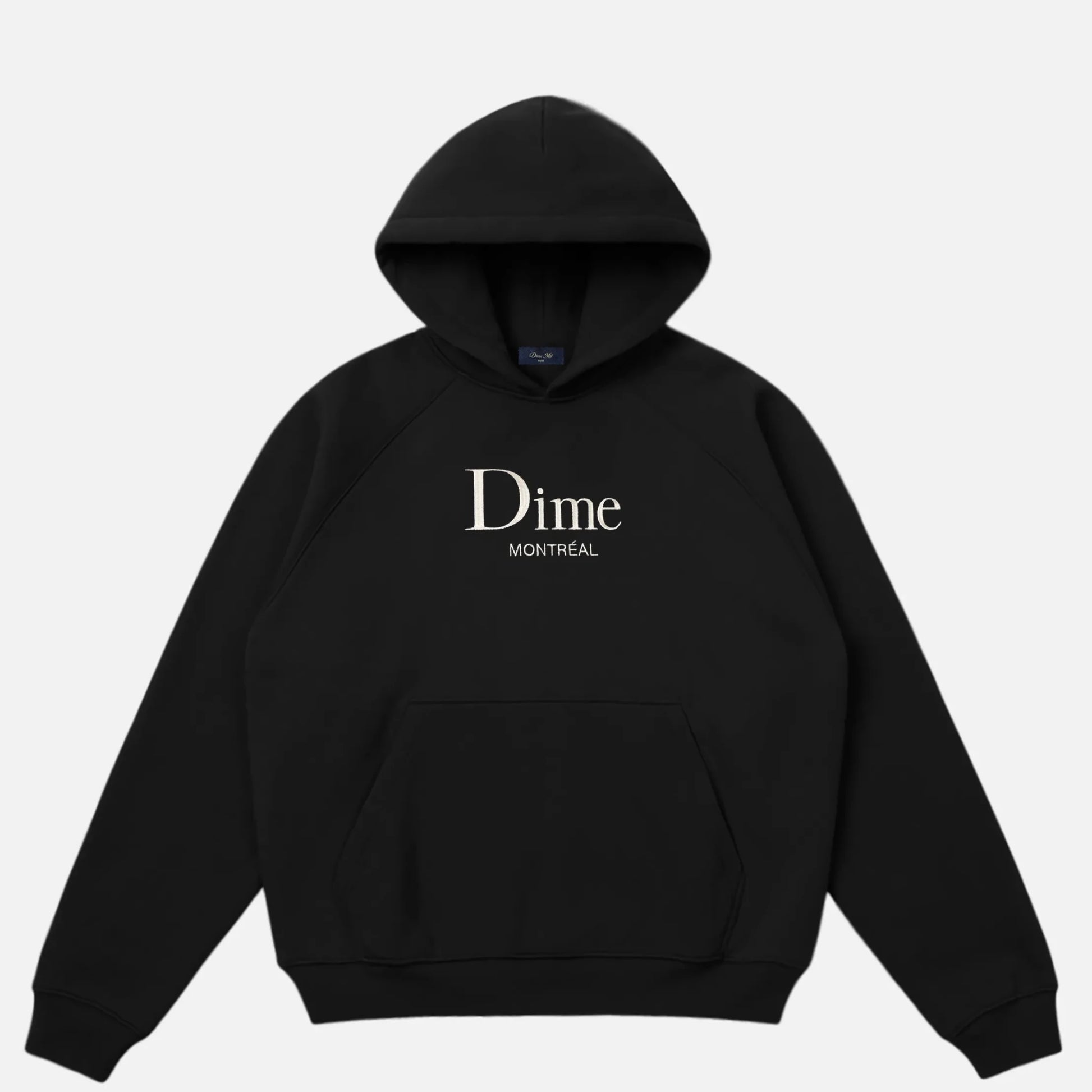 Dime Classic Dime Mtl Hoodie, black - Tiki Room Skateboards - 1