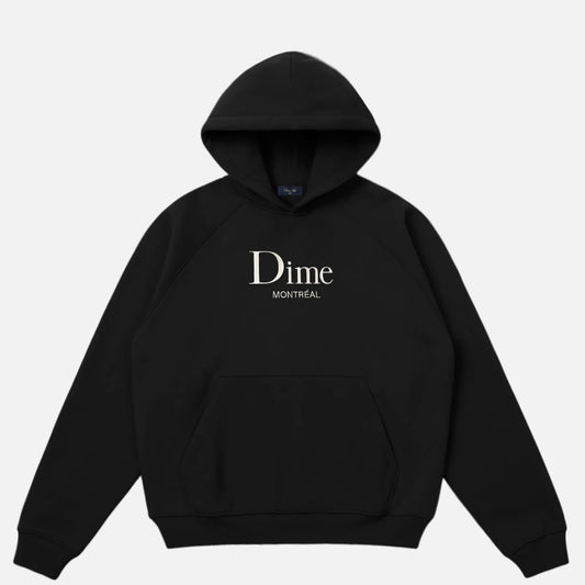 Dime Classic Dime Mtl Hoodie, black - Tiki Room Skateboards - 1