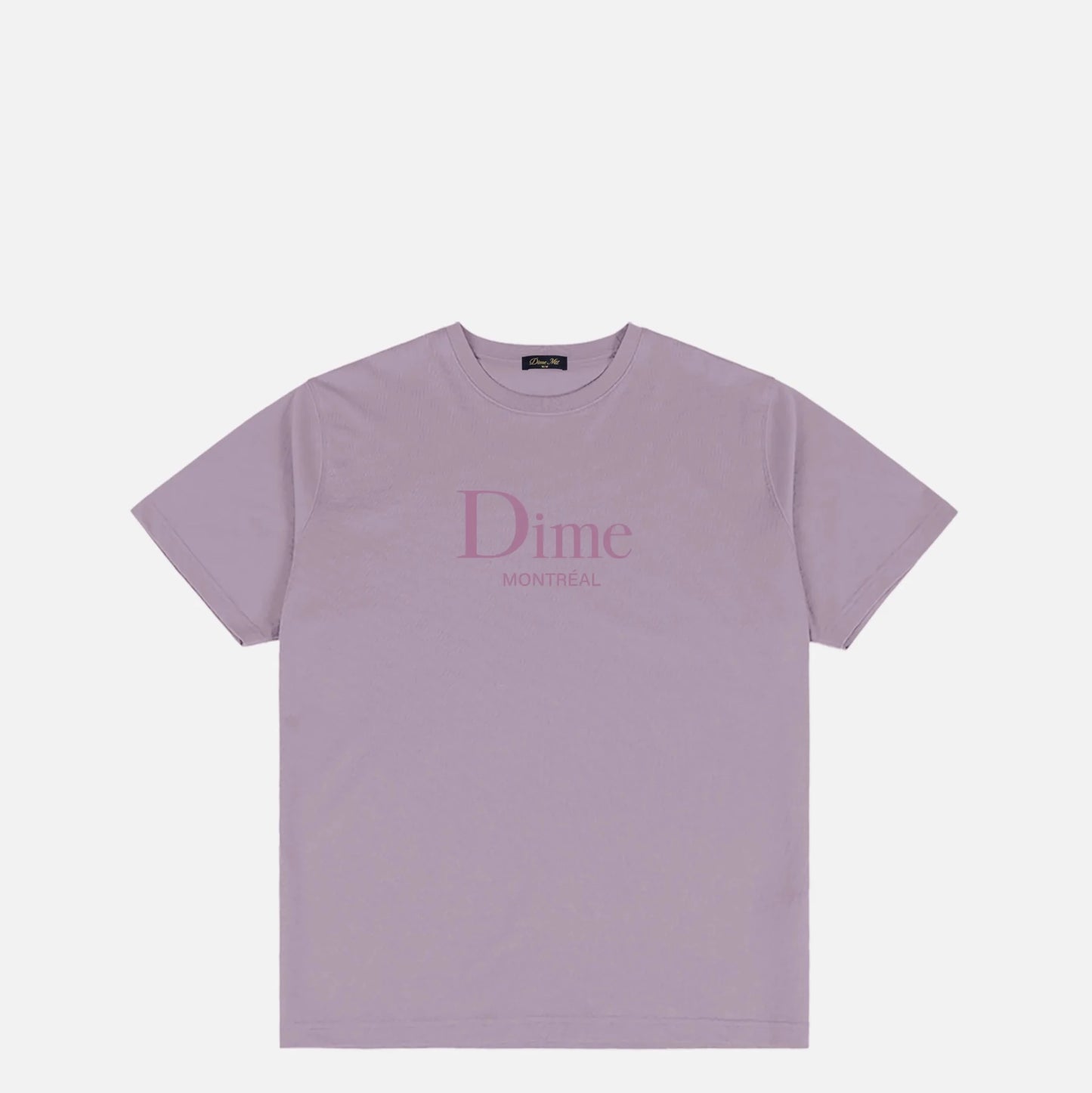Dime Classic Dime Mtl T-Shirt, plum gray - Tiki Room Skateboards - 1
