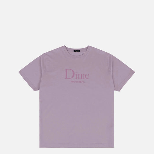 Dime Classic Dime Mtl T-Shirt, plum gray - Tiki Room Skateboards - 1