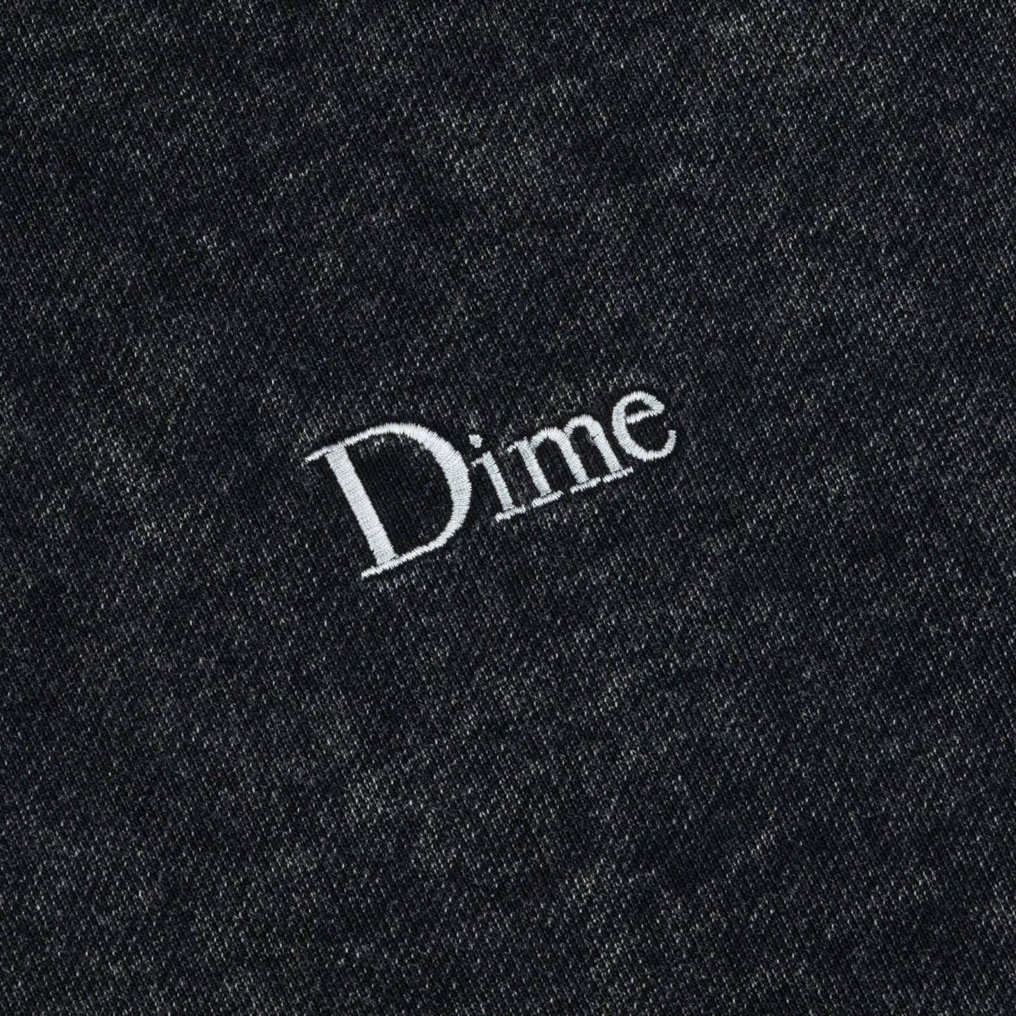 Dime Classic French Terry Hoodie, faded black - Tiki Room Skateboards - 3