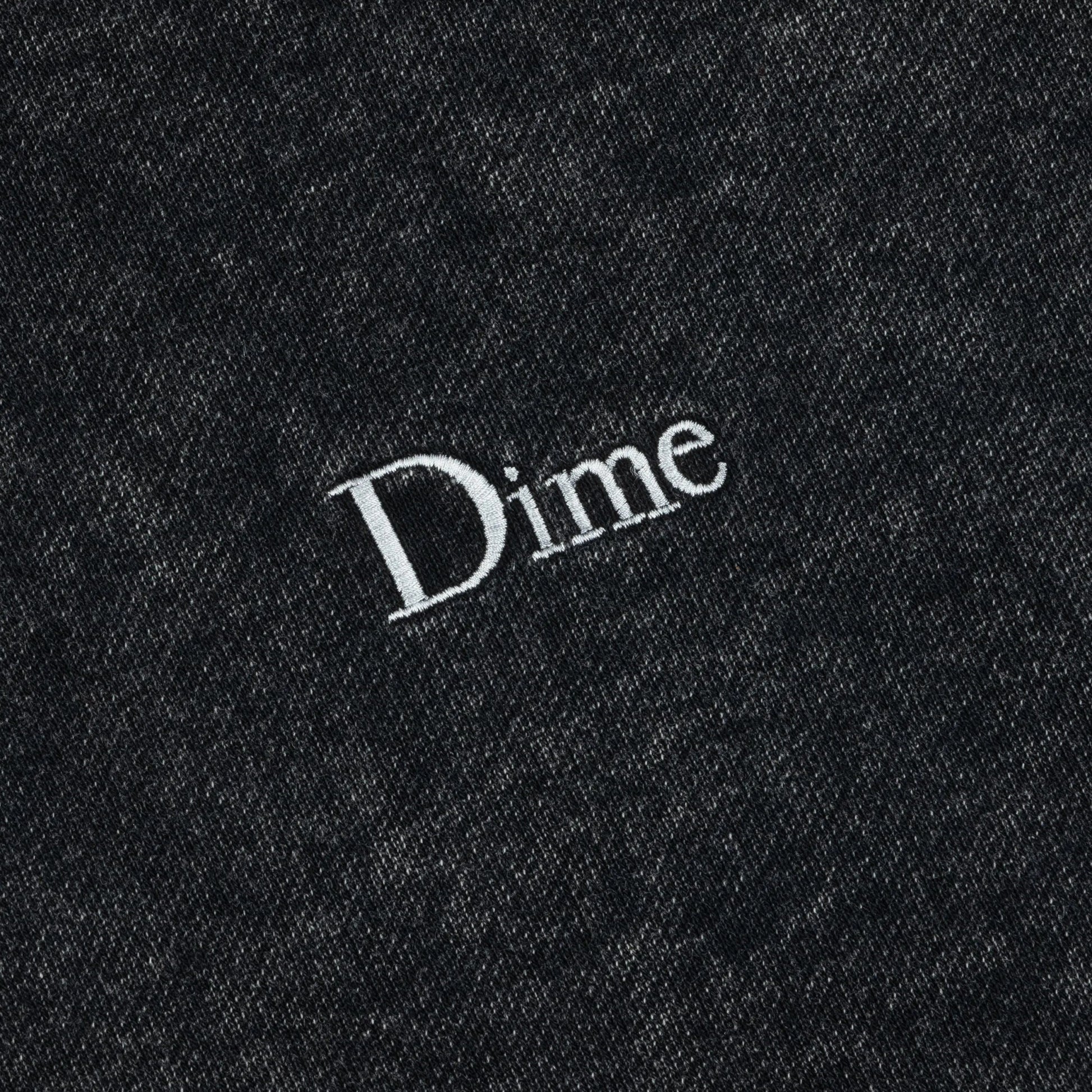 Dime Classic French Terry Hoodie, faded black - Tiki Room Skateboards - 3