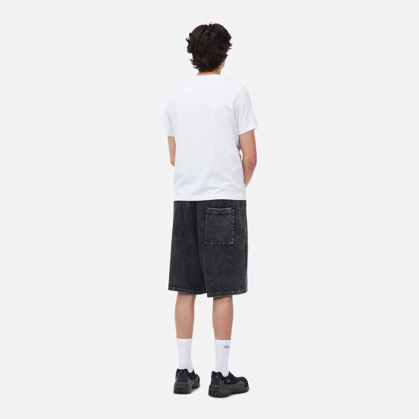 Dime Classic Jersey Sweatshorts, black washed - Tiki Room Skateboards - 5