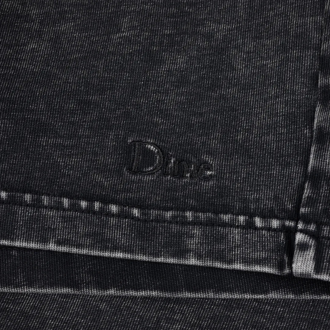 Dime Classic Jersey Sweatshorts, black washed - Tiki Room Skateboards - 3
