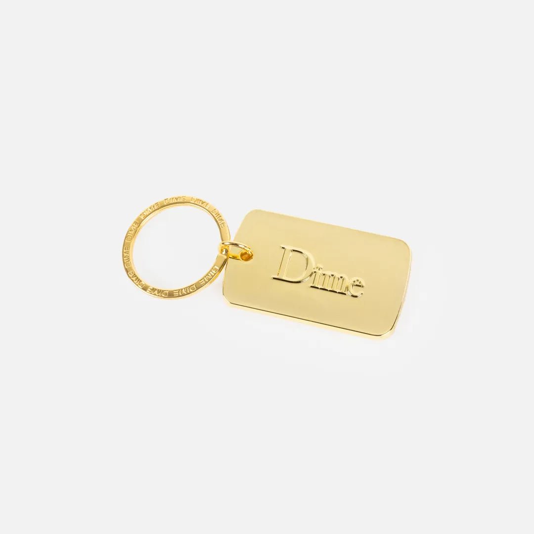 Dime Classic Keychain, gold - Tiki Room Skateboards - 1