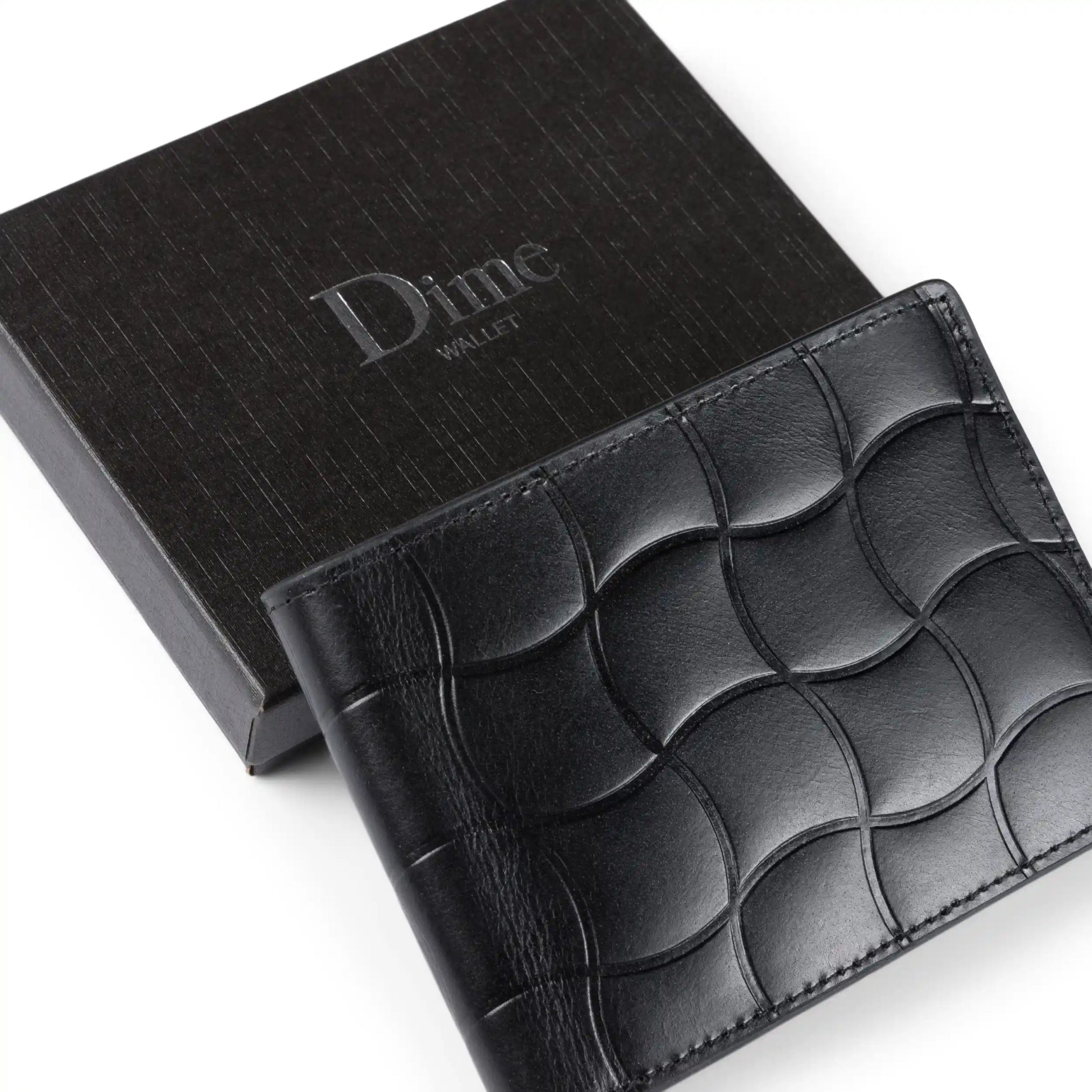 Dime Classic Quilted Wallet, black - Tiki Room Skateboards - 2