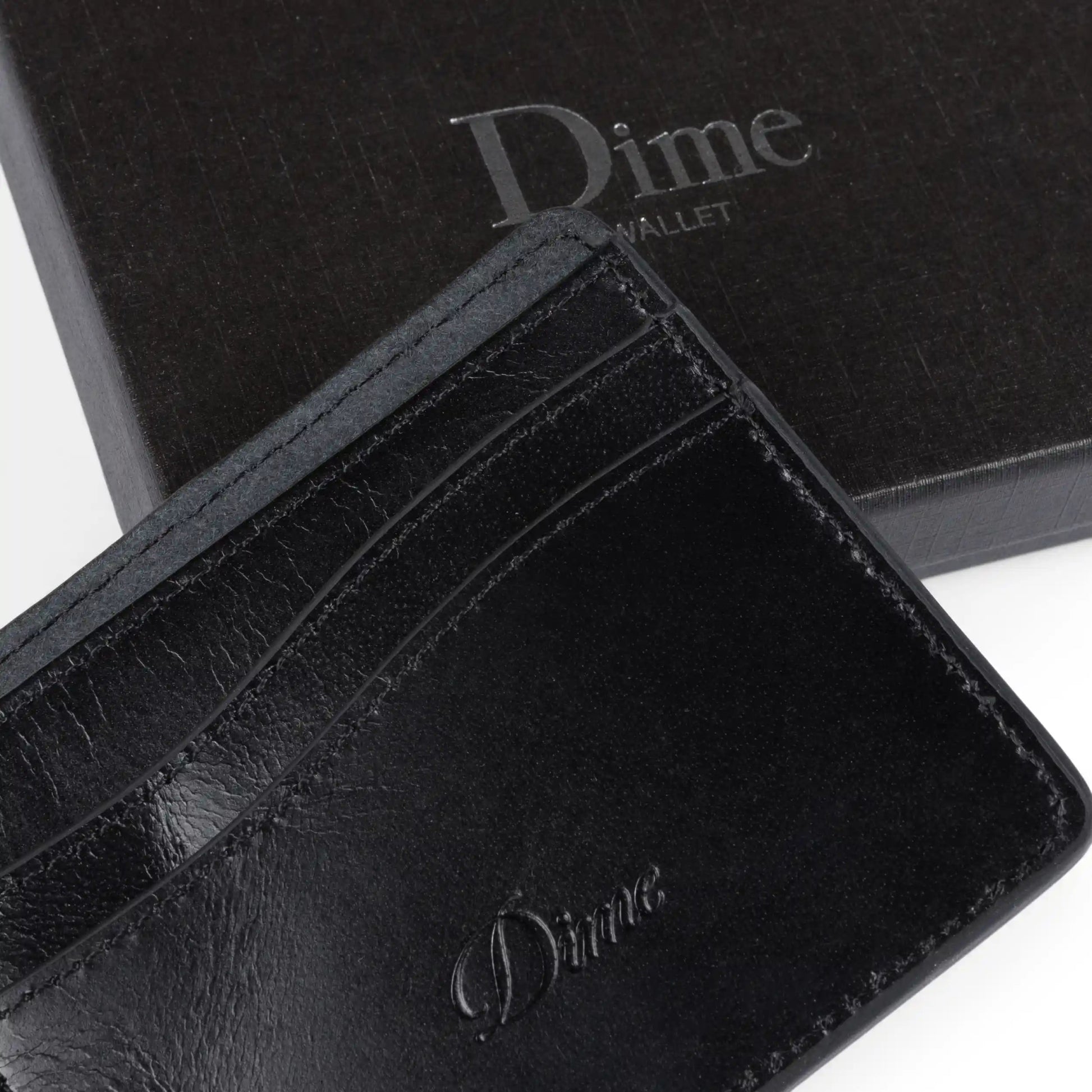 Dime Classic Quilted Wallet, black - Tiki Room Skateboards - 3