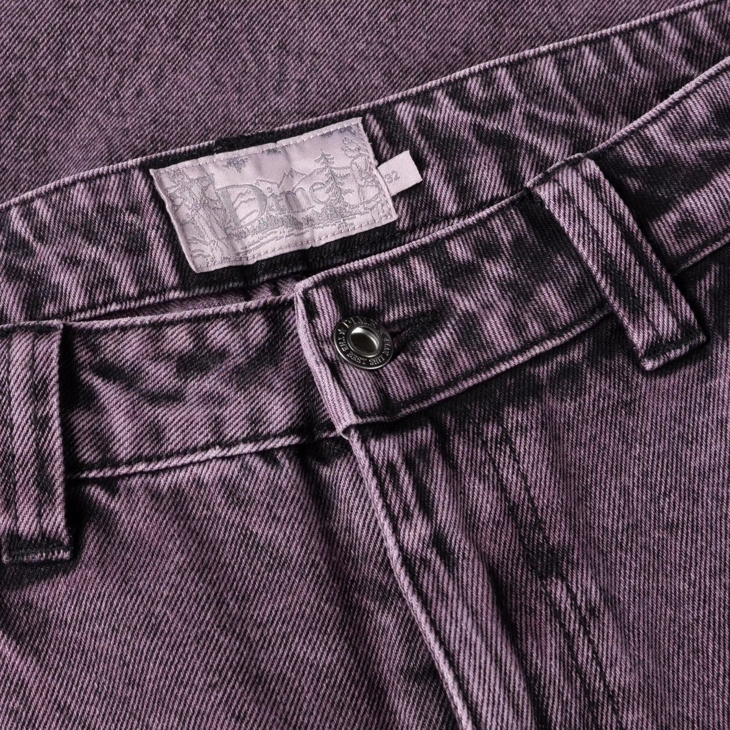 Dime Classic Relaxed Denim Pants, overdyed plum - Tiki Room Skateboards - 5