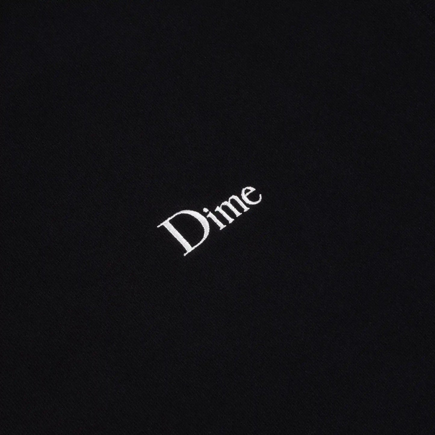 Dime Classic Small Logo Hoodie, black - Tiki Room Skateboards - 4