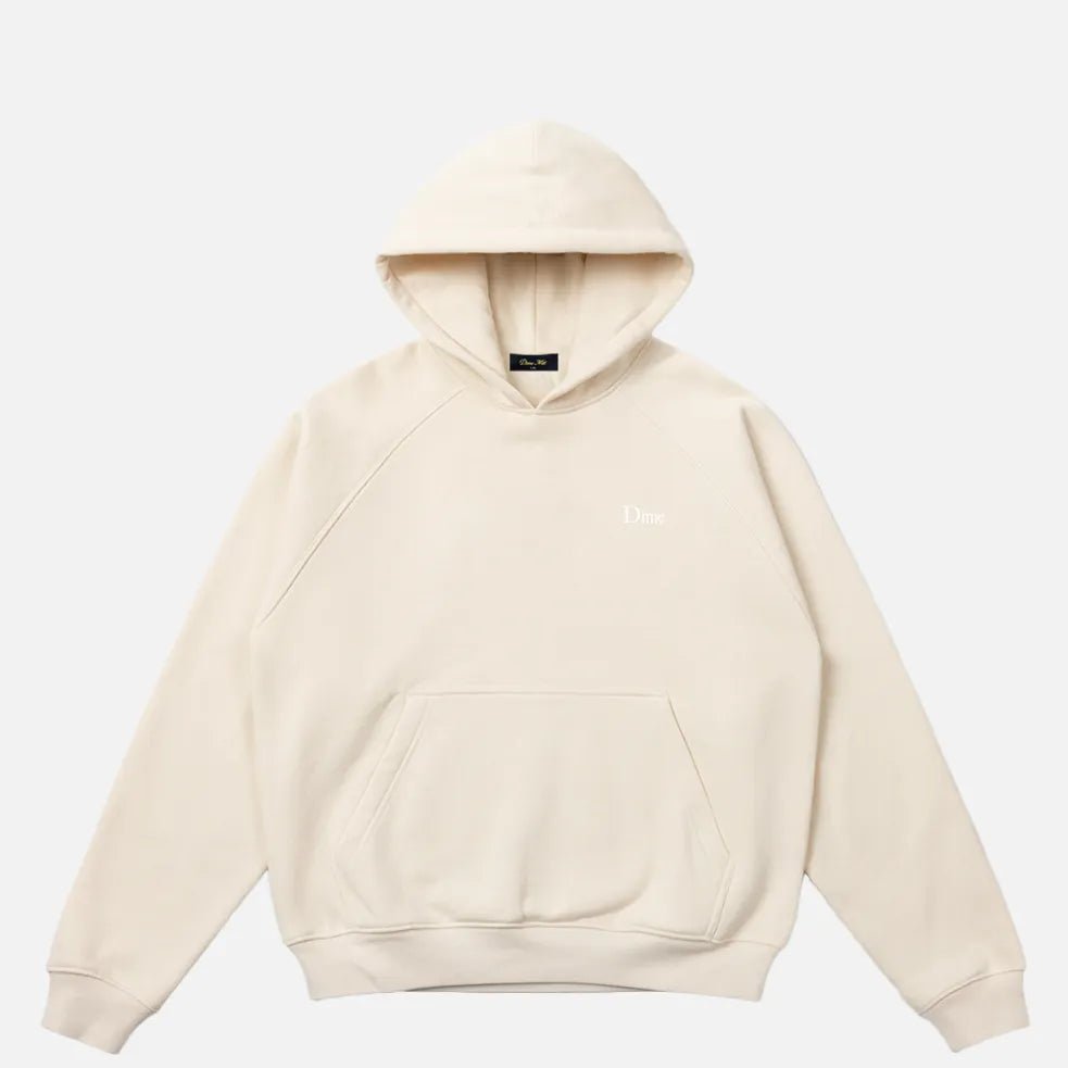 Dime Classic Small Logo Hoodie, fog - Tiki Room Skateboards - 1