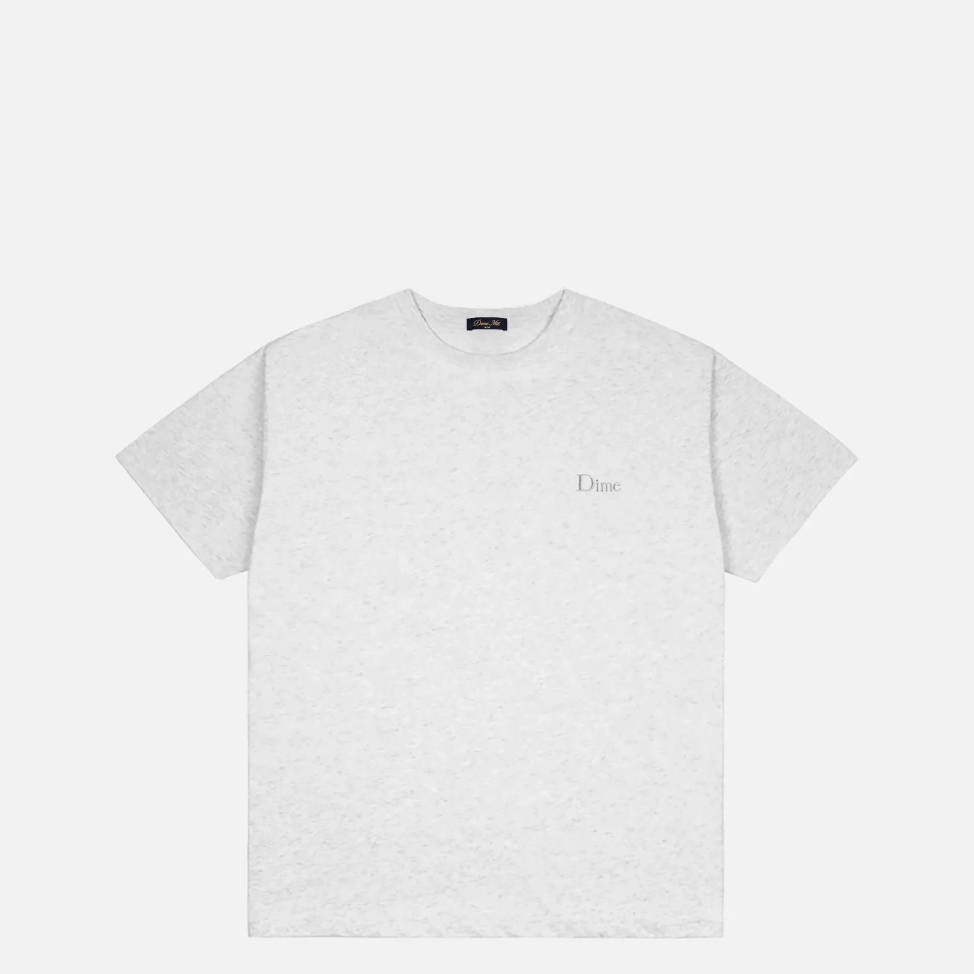 Dime Classic Small Logo T-Shirt, ash - Tiki Room Skateboards - 1