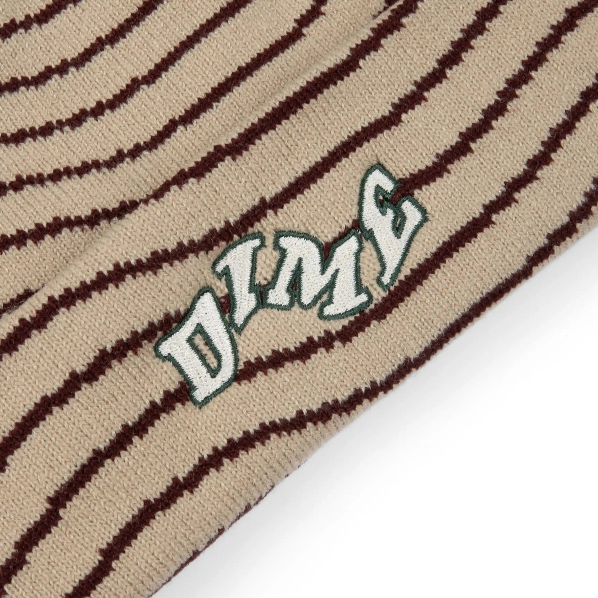 Dime College Wave Cuff Beanie, tan - Tiki Room Skateboards - 3