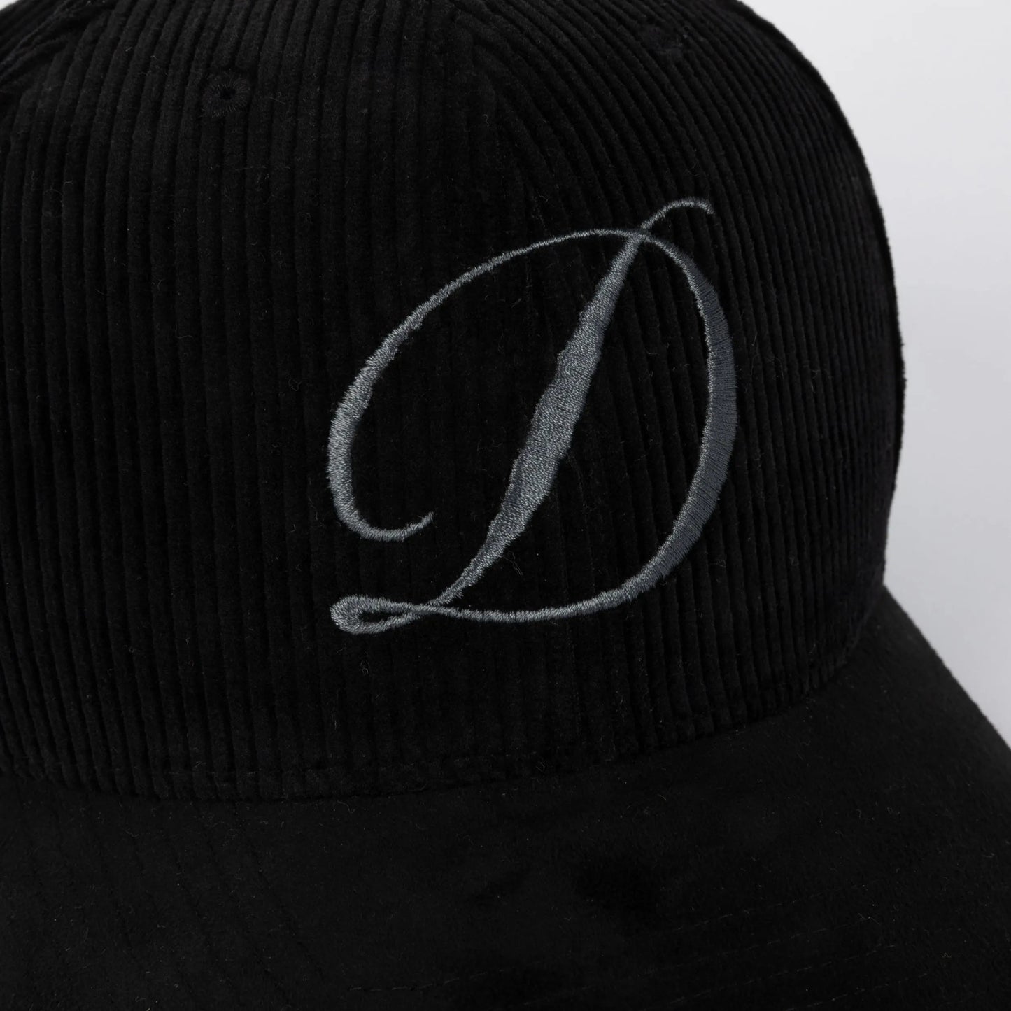 Dime Cord Full Fit Cap, black - Tiki Room Skateboards - 3