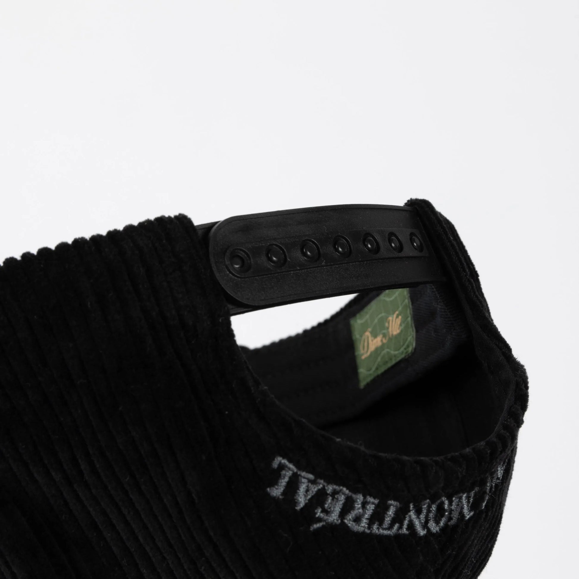 Dime Cord Full Fit Cap, black - Tiki Room Skateboards - 4