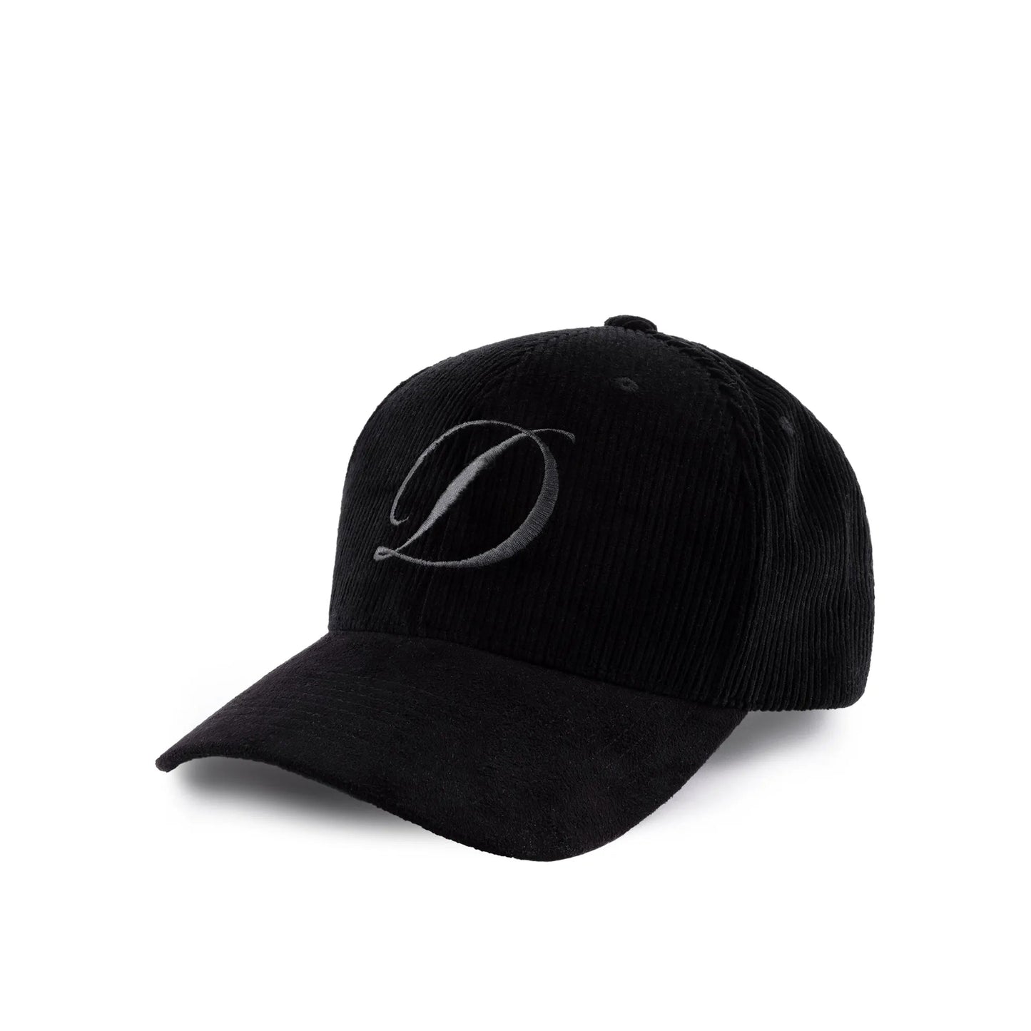 Dime Cord Full Fit Cap, black - Tiki Room Skateboards - 1
