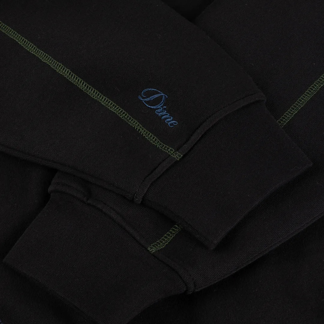 Dime Court Zip Hoodie, black multi - Tiki Room Skateboards - 4