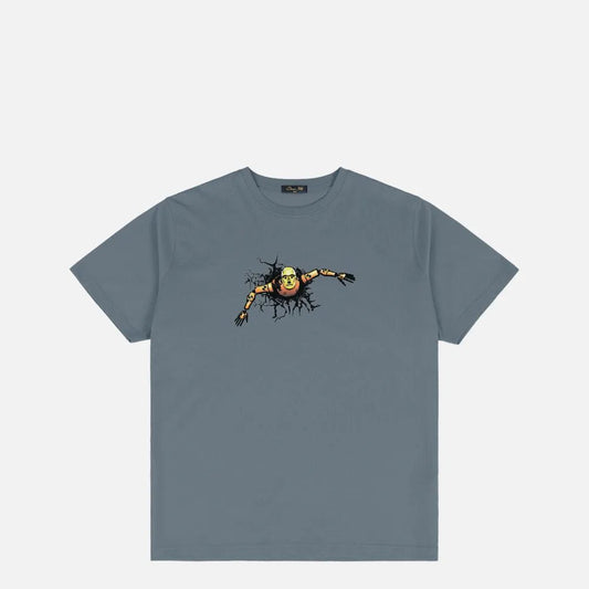 Dime Crashed T-Shirt, granite - Tiki Room Skateboards - 1