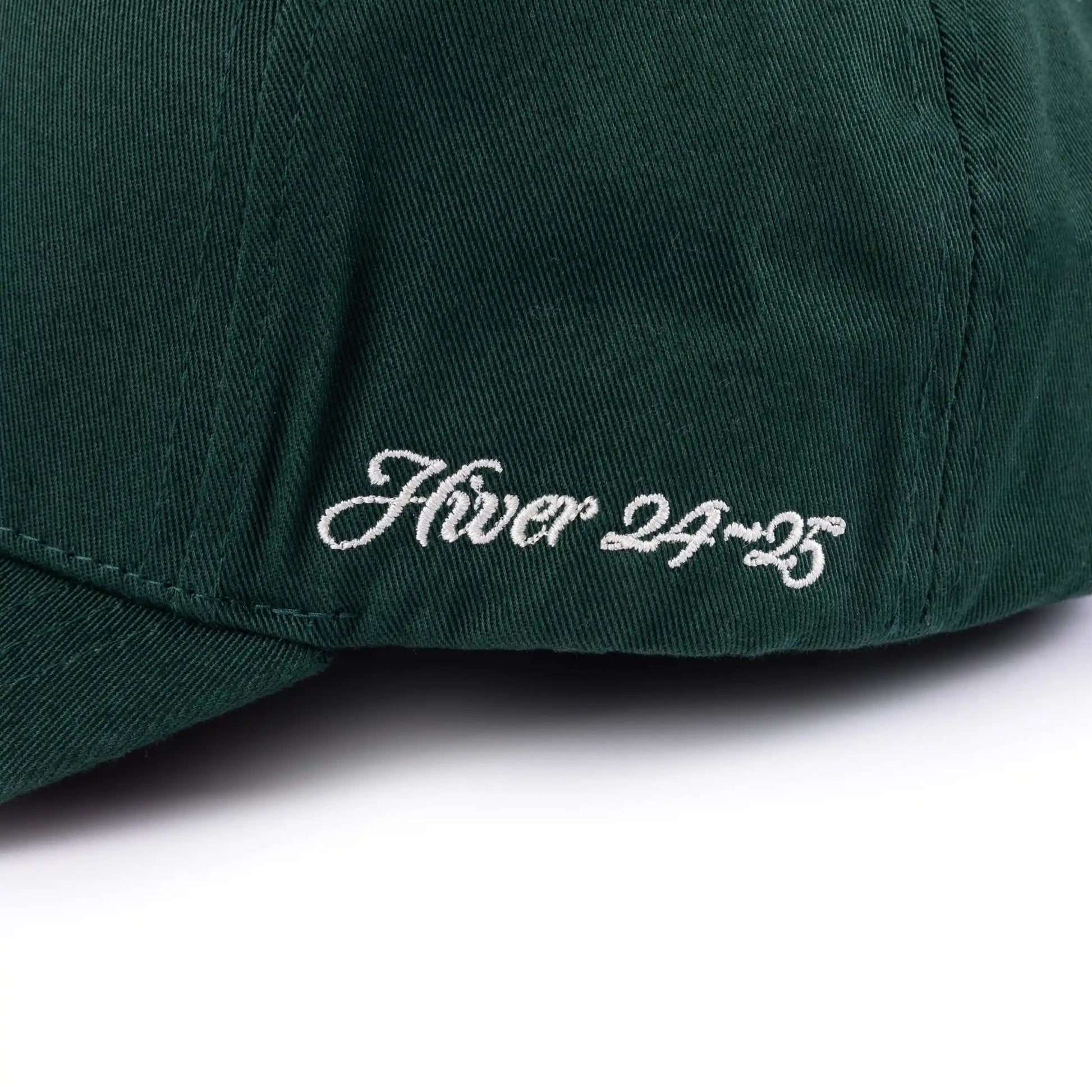 Dime Cursive D Full Fit Cap, forest green - Tiki Room Skateboards - 3