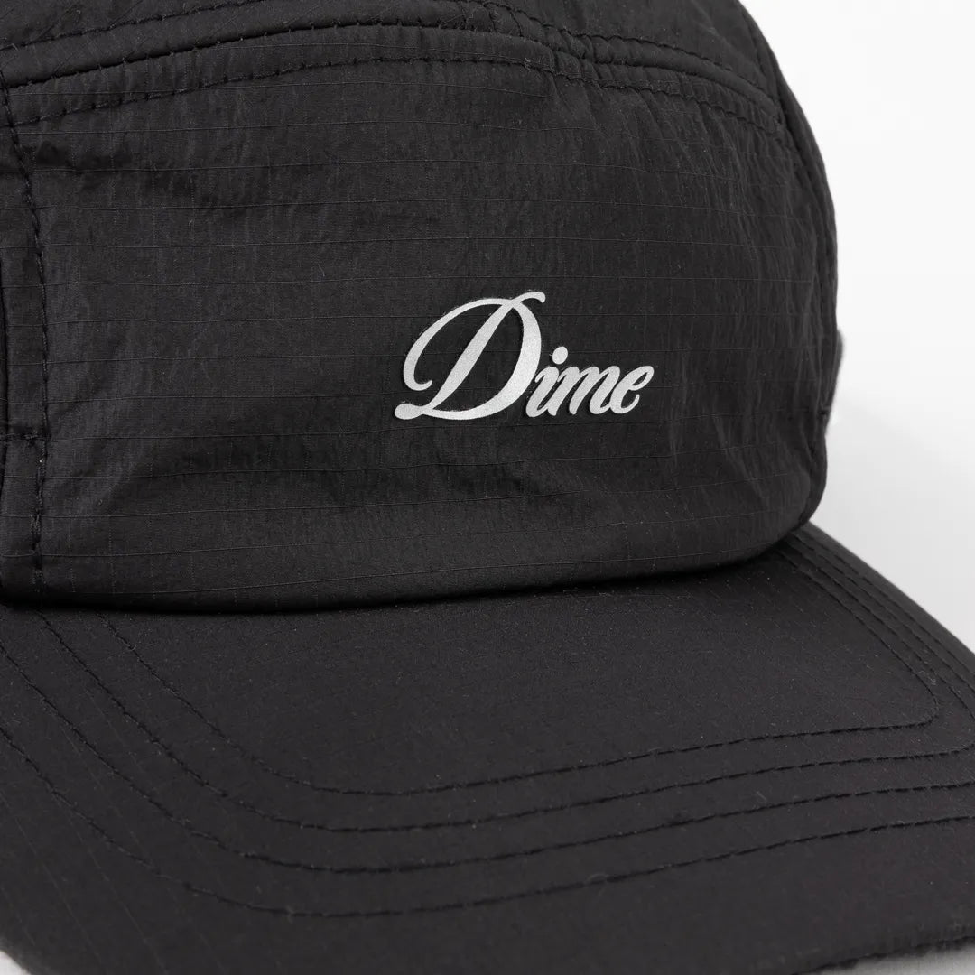 Dime Cursive Earflap Cap, black - Tiki Room Skateboards - 3