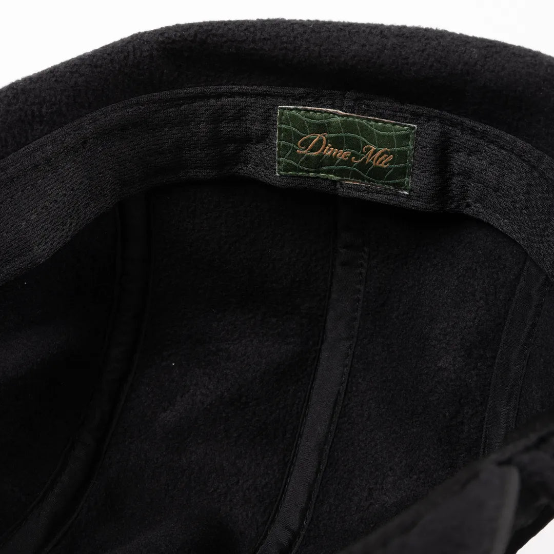 Dime Cursive Earflap Cap, black - Tiki Room Skateboards - 5