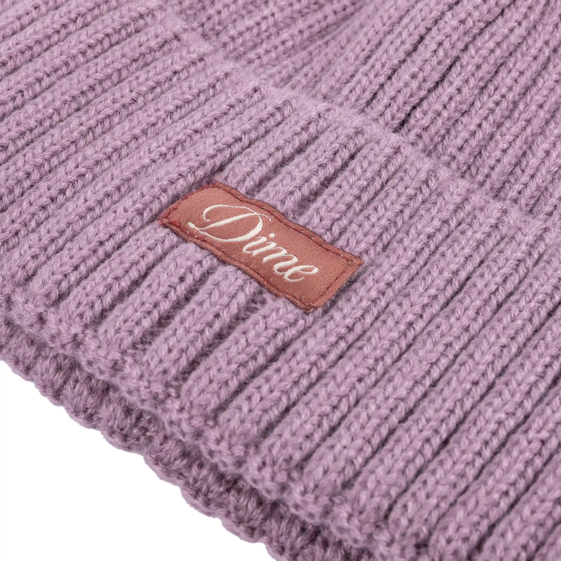 Dime Cursive Fold Beanie, pink lilac - Tiki Room Skateboards - 3