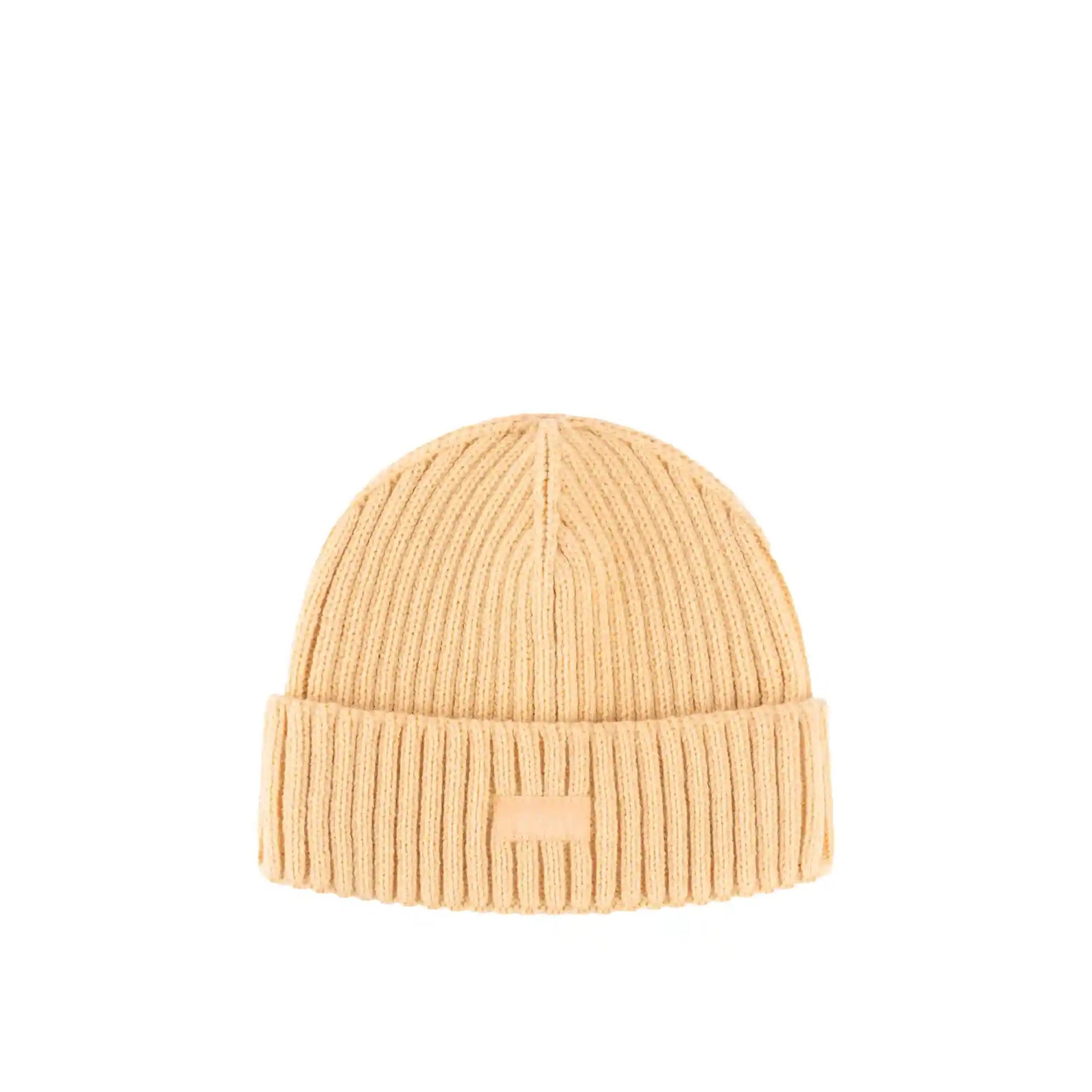 Dime Cursive Fold Beanie, sand - Tiki Room Skateboards - 1