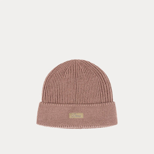Dime Cursive Rib Beanie, camel - Tiki Room Skateboards - 1