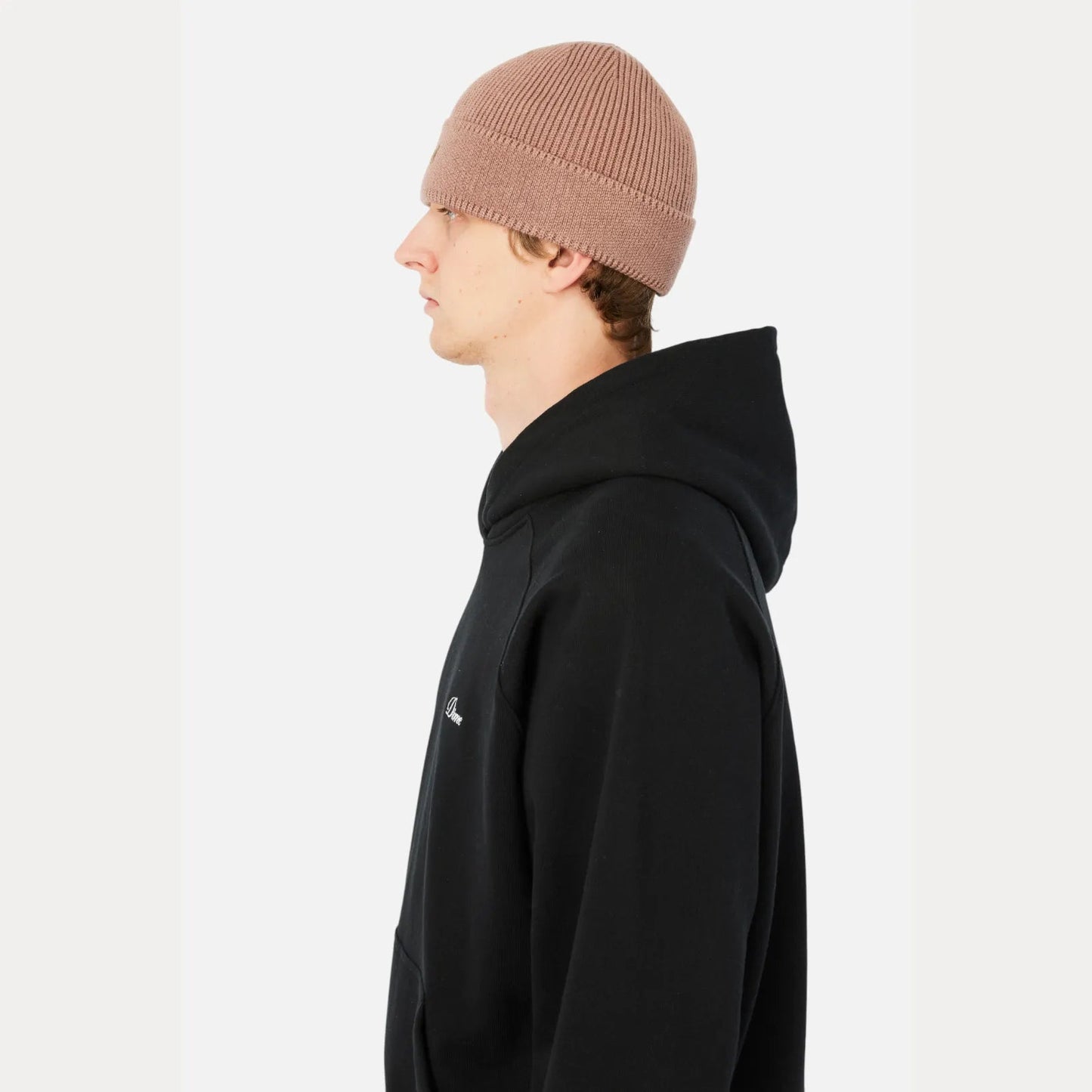 Dime Cursive Rib Beanie, camel - Tiki Room Skateboards - 5