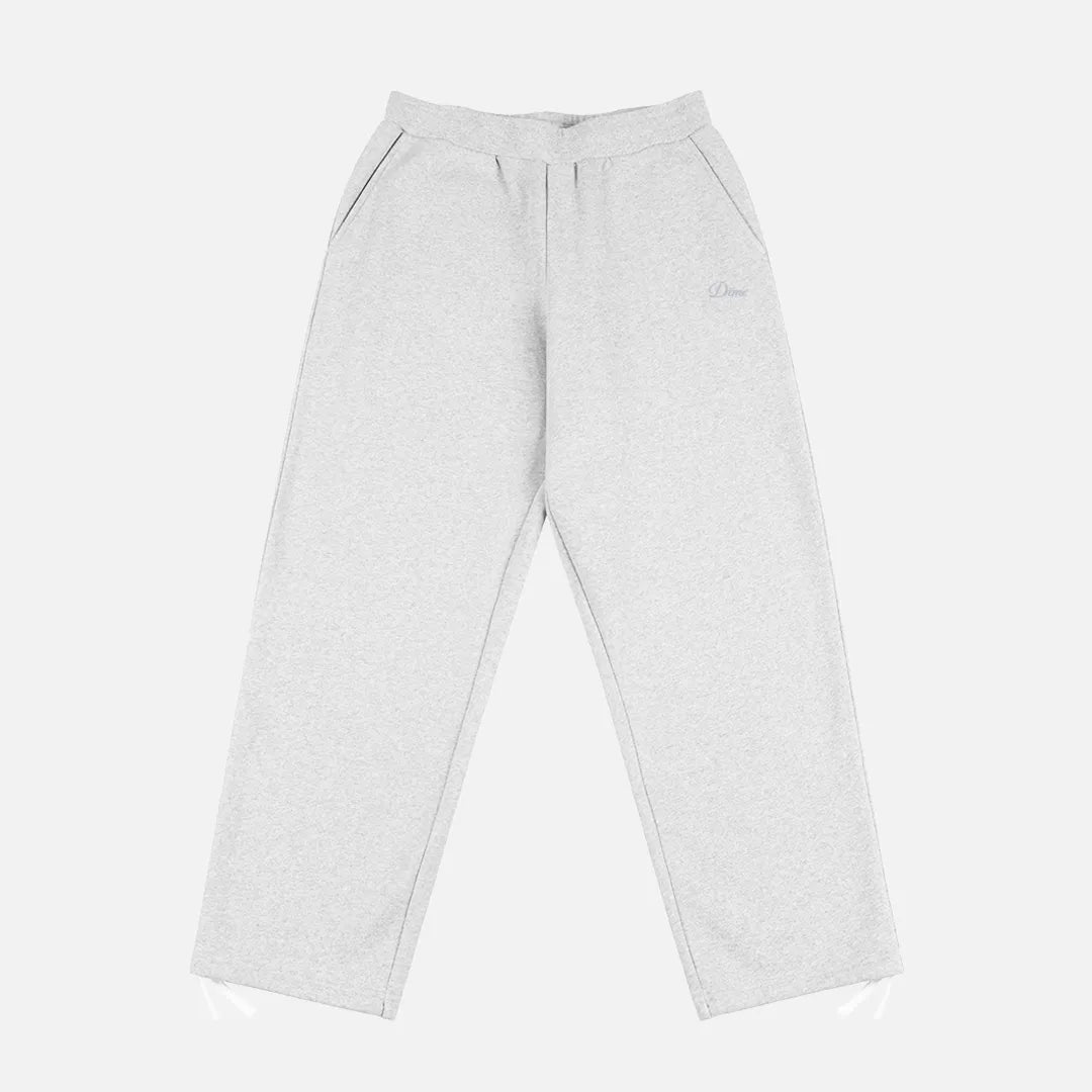 Dime Cursive Small Logo Sweatpants, ash - Tiki Room Skateboards - 1