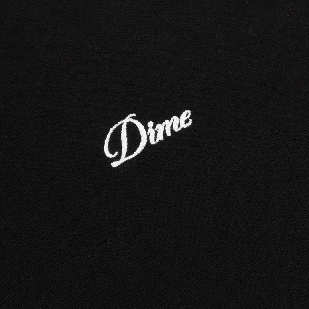 Dime Cursive Small Logo Sweatpants, black - Tiki Room Skateboards - 4
