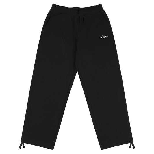 Dime Cursive Small Logo Sweatpants, black - Tiki Room Skateboards - 1
