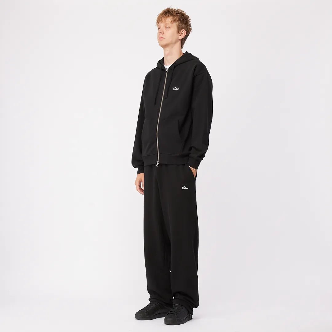 Dime Cursive Small Logo Sweatpants, black - Tiki Room Skateboards - 3