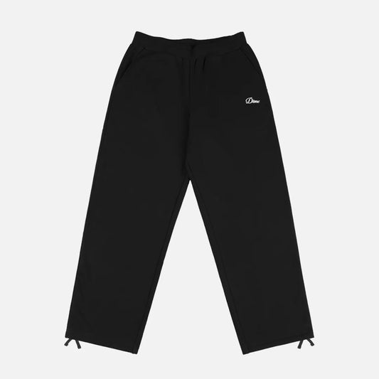 Dime Cursive Small Logo Sweatpants, black - Tiki Room Skateboards - 1