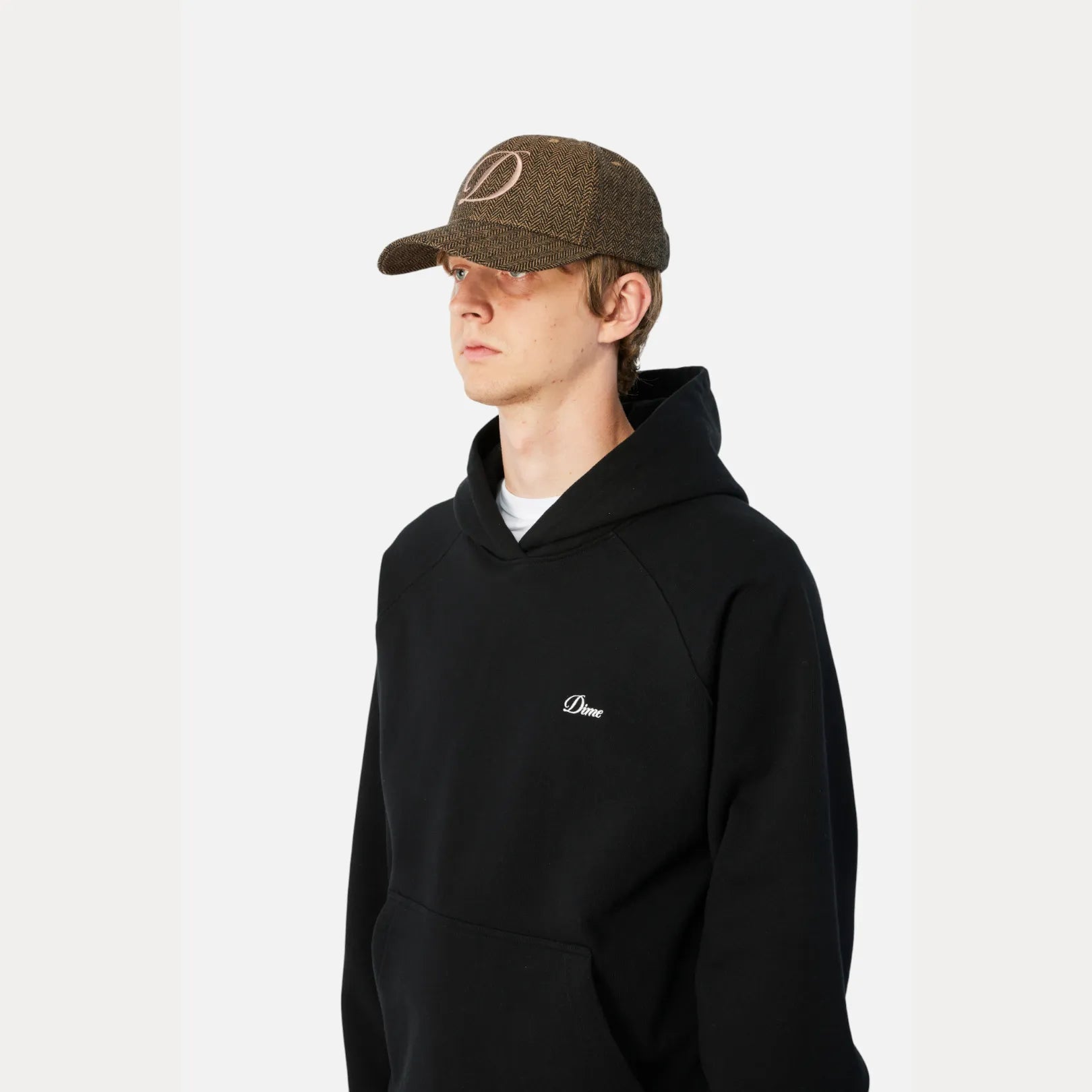 Dime D Full Fit Cap, herringbone oak - Tiki Room Skateboards - 2