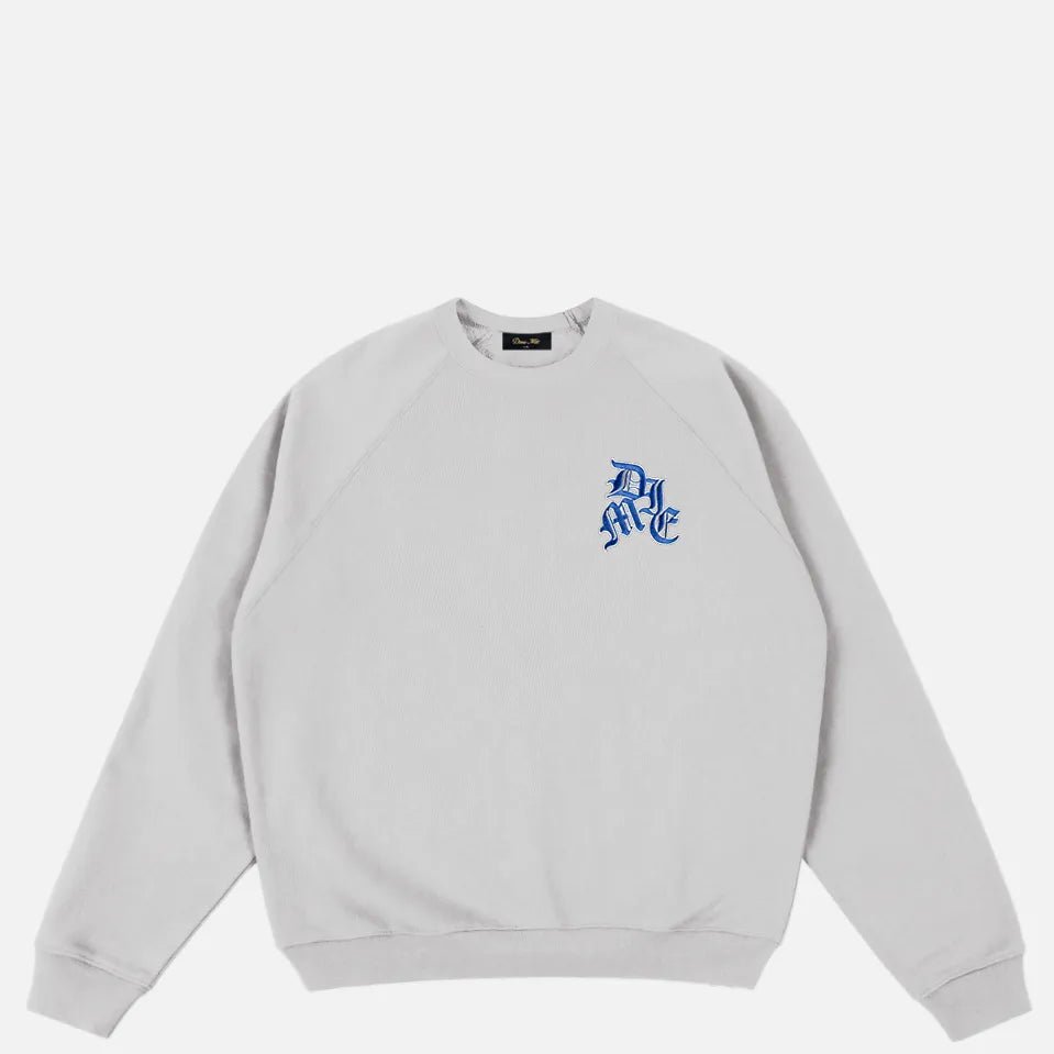 Dime Dolph Crewneck, silver - Tiki Room Skateboards - 1