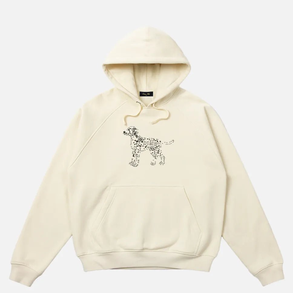 Dime Dots Hoodie, antique white - Tiki Room Skateboards - 1