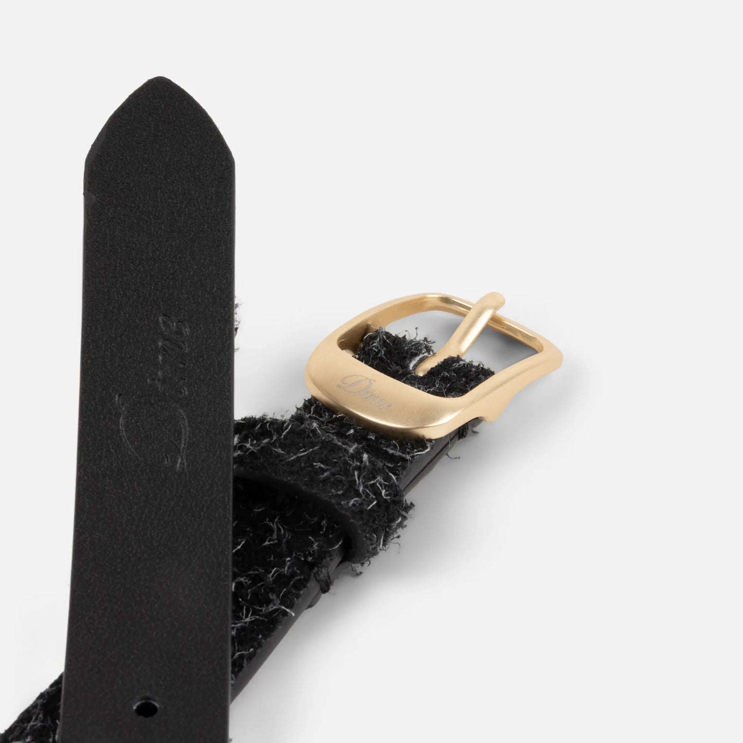 Dime Dress Leather Belt, shaggy black - Tiki Room Skateboards - 2