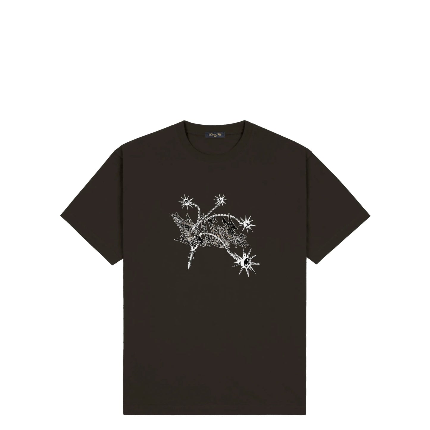 Dime Flail T-Shirt, vintage black - Tiki Room Skateboards - 1