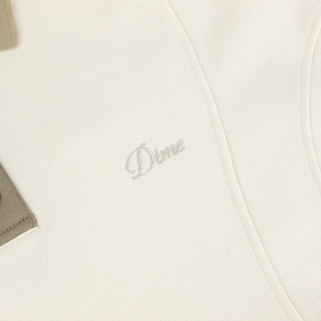 Dime French Terry Rugby, cream - Tiki Room Skateboards - 3