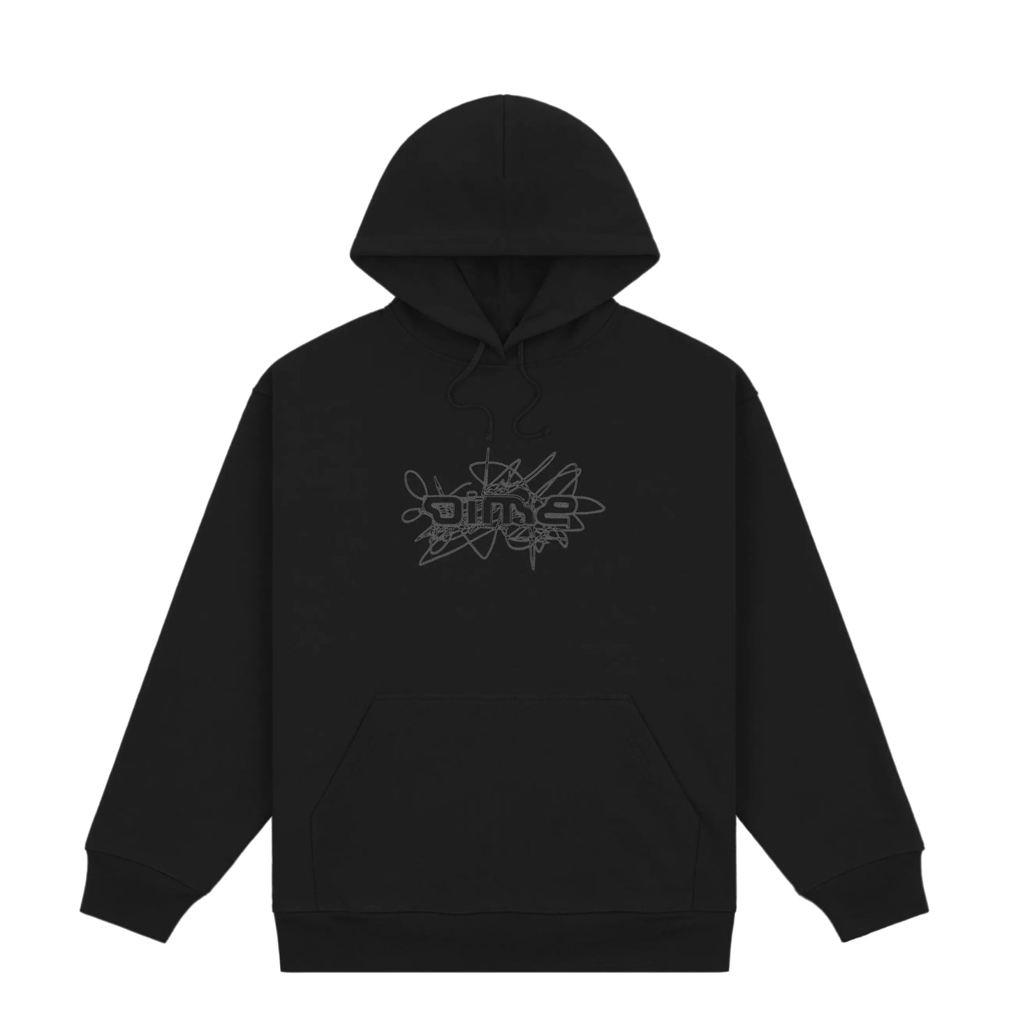 Dime Glyph Hoodie, black - Tiki Room Skateboards - 1