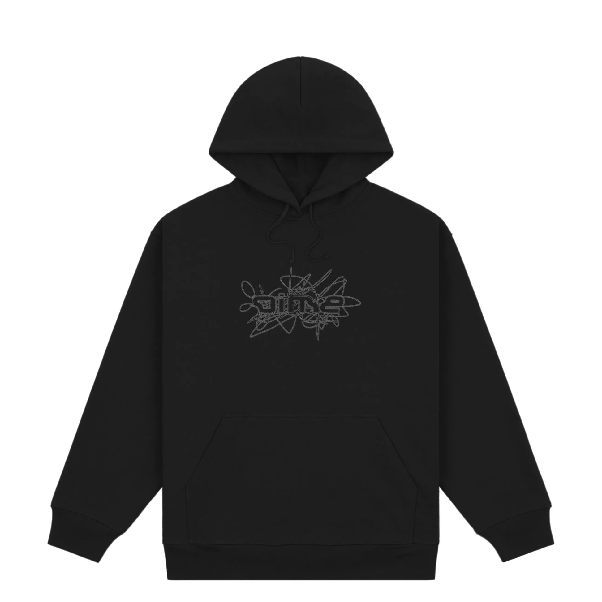 Dime Glyph Hoodie, black - Tiki Room Skateboards - 1