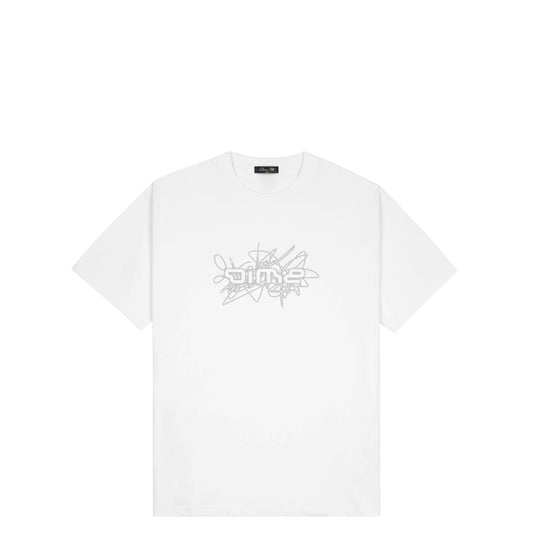 Dime Glyph T-Shirt, white - Tiki Room Skateboards - 1