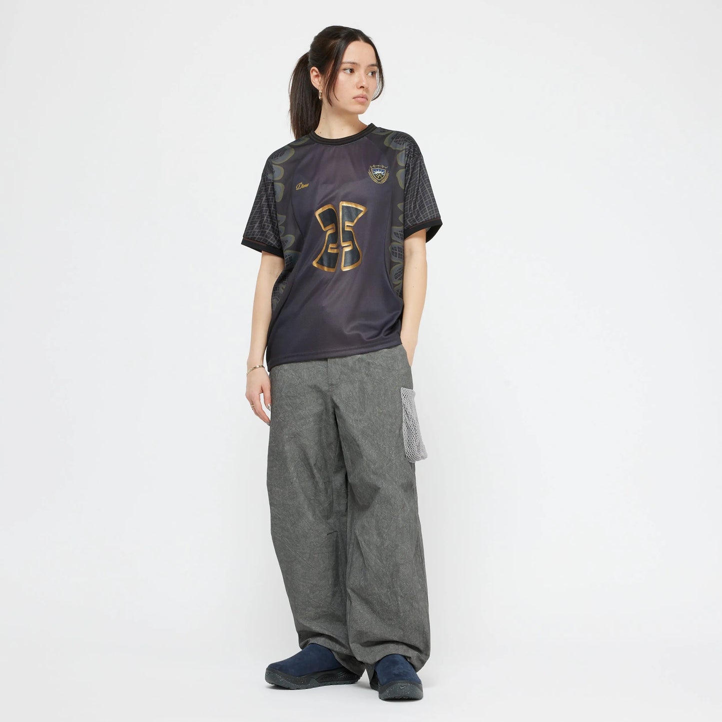 Dime Holy Flame Jersey, gold fire - Tiki Room Skateboards - 1