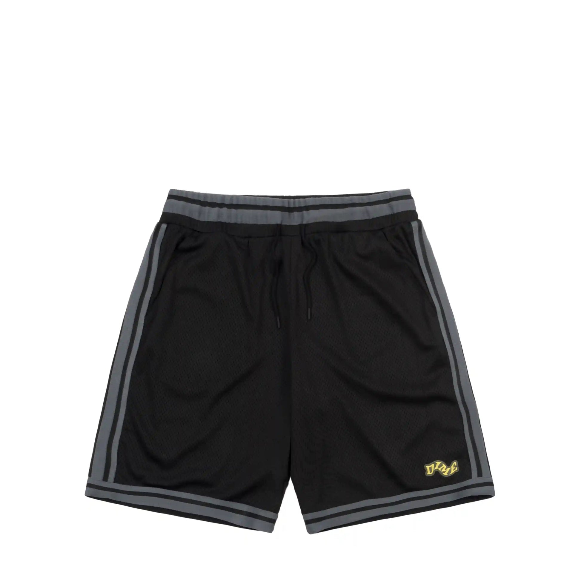 Dime League Mesh Shorts, black - Tiki Room Skateboards - 1