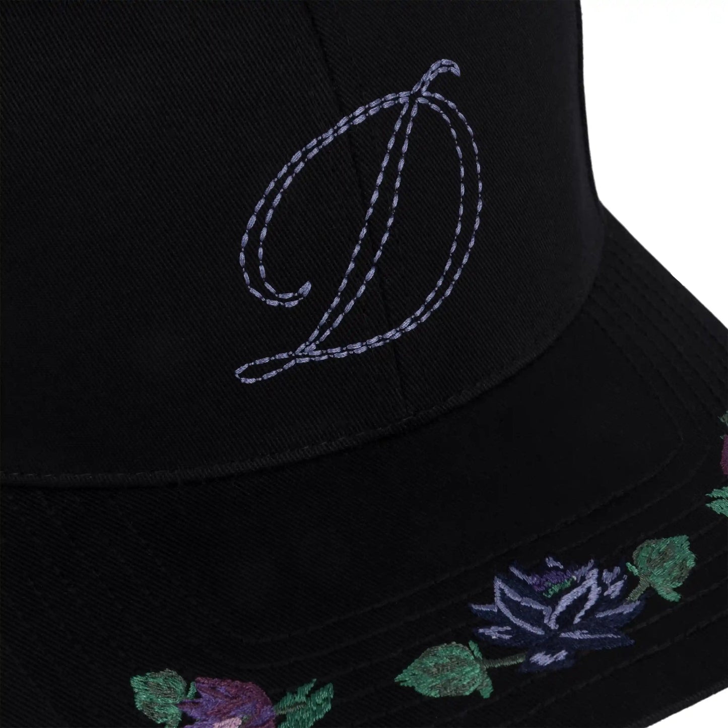 Dime Lotus Full Fit Cap, black - Tiki Room Skateboards - 2